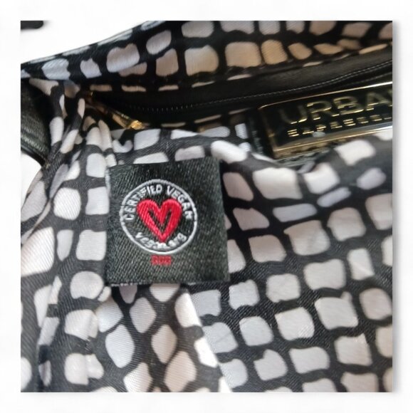 Urban Expressions Khloe Vegan Leather Saddlebag Crossbody – Whipstitch Detail - Picture 14 of 16